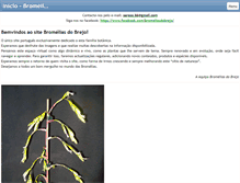 Tablet Screenshot of bromeliasdobrejo.com